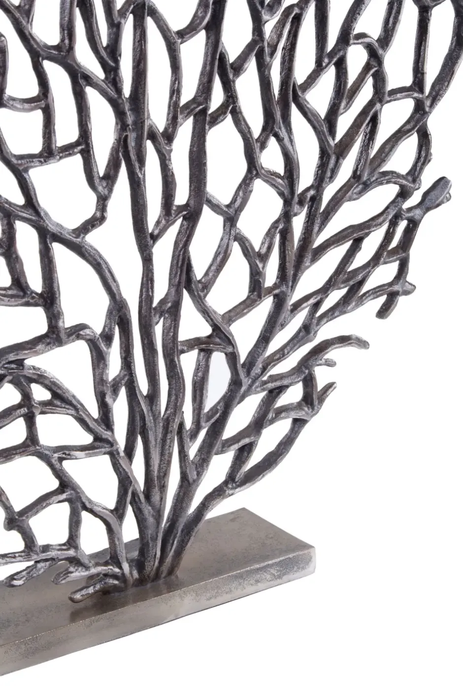 Statues & Sculptures Table Top|Contemporary^Euphoric Coral 53cm Black Metal Indoor Sculpture