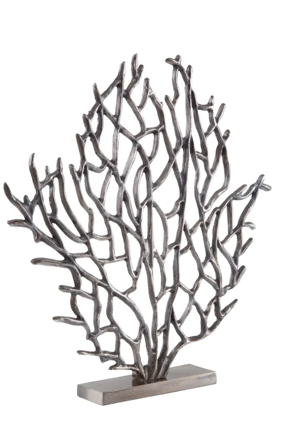 Statues & Sculptures Table Top|Contemporary^Euphoric Coral 43cm Black Metal Indoor Sculpture