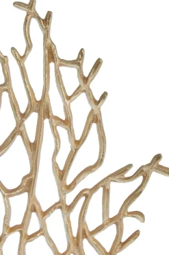 Statues & Sculptures Table Top|Contemporary^Euphoric Coral 40cm Gold Metal Indoor Sculpture