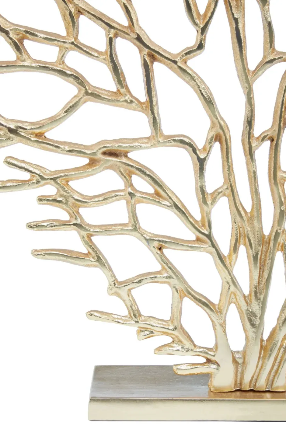 Statues & Sculptures Table Top|Contemporary^Euphoric Coral 54cm Gold Metal Indoor Sculpture