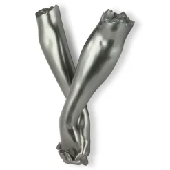 Statues & Sculptures Wall Art|Contemporary^Everlasting Embrace 55cm Anthracite Resin Wall Sculpture