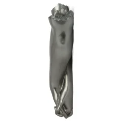 Statues & Sculptures Wall Art|Contemporary^Everlasting Embrace 55cm Anthracite Resin Wall Sculpture