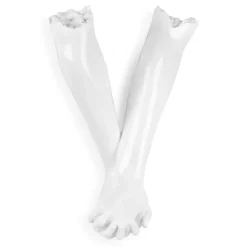 Statues & Sculptures Wall Art|Contemporary^Everlasting Embrace 55cm White Resin Wall Sculpture