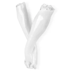 Statues & Sculptures Wall Art|Contemporary^Everlasting Embrace 55cm White Resin Wall Sculpture
