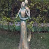 Statues & Sculptures Modern^Everlasting Love 85cm Aged Bronze Resin Garden Statue