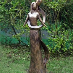 Statues & Sculptures Modern^Everlasting Love 85cm Bronze Resin Garden Statue