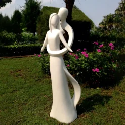 Statues & Sculptures Modern^Everlasting Love 118cm Marble Resin Garden Statue