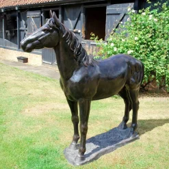 Statues & Sculptures Horses^Extra Large Wild Horse Bronze Metal Garden Statue