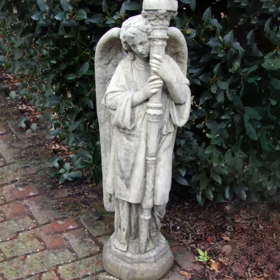 Statues & Sculptures Angel^Fallen Angel Stone Garden Statue