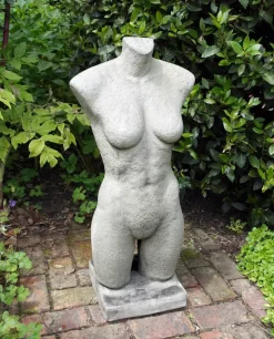 Statues & Sculptures Modern^Female Torso Modern Stone Garden Ornament