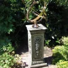 Statues & Sculptures Armillary Sundials^Floral Armillary Stone Garden Sundial