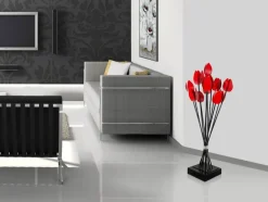 Statues & Sculptures Table Top|Floor Standing^Floral Awakening 91cm Metal Indoor Sculpture
