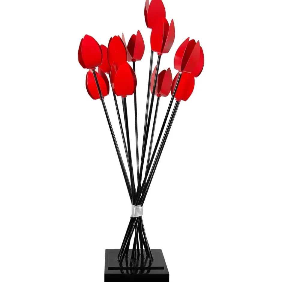 Statues & Sculptures Table Top|Floor Standing^Floral Awakening 91cm Metal Indoor Sculpture