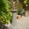 Statues & Sculptures Armillary Sundials^Fluted Armillary 82cm Stone Garden Sundial