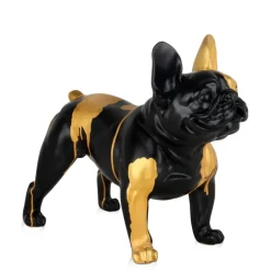 Statues & Sculptures Table Top|Floor Standing^French Bulldog 40cm Black Resin Indoor Sculpture