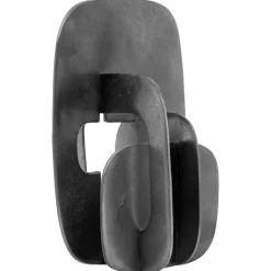 Statues & Sculptures Table Top|Abstract^Fusion 33cm Black Metal Indoor Sculpture