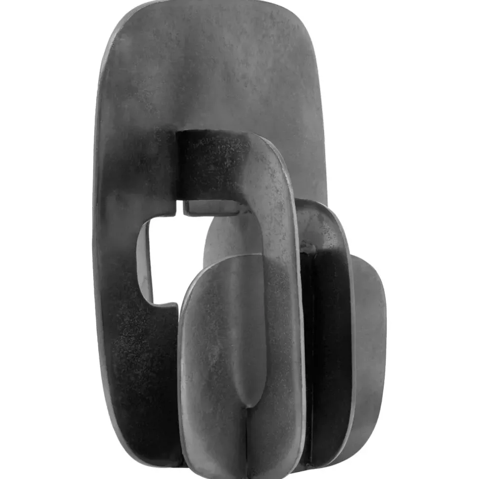 Statues & Sculptures Table Top|Abstract^Fusion 33cm Black Metal Indoor Sculpture