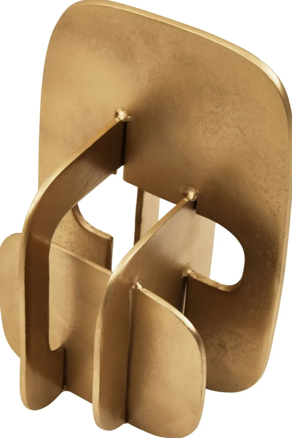Statues & Sculptures Table Top|Abstract^Fusion 33cm Gold Metal Indoor Sculpture