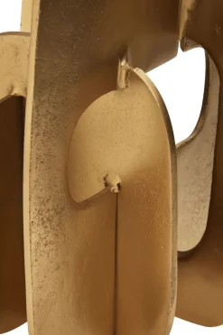 Statues & Sculptures Table Top|Abstract^Fusion 33cm Gold Metal Indoor Sculpture