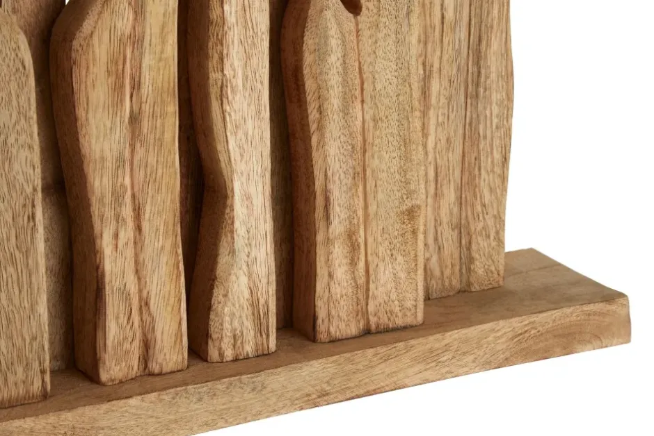 Statues & Sculptures Table Top|Abstract^Fusion of Souls 49cm Wood Indoor Sculpture