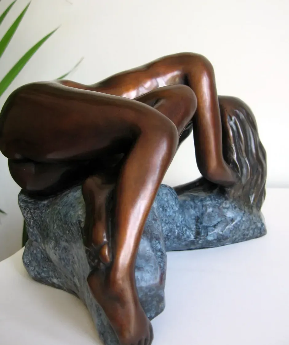 Statues & Sculptures Figurative|Table Top^Gaia Figurine Bronze Indoor Sculpture
