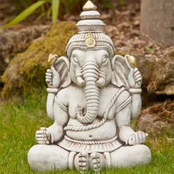 Statues & Sculptures Buddha^Ganesh Buddha Stone Garden Ornament