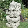 Statues & Sculptures Buddha^Ganesh Stone Garden Statue