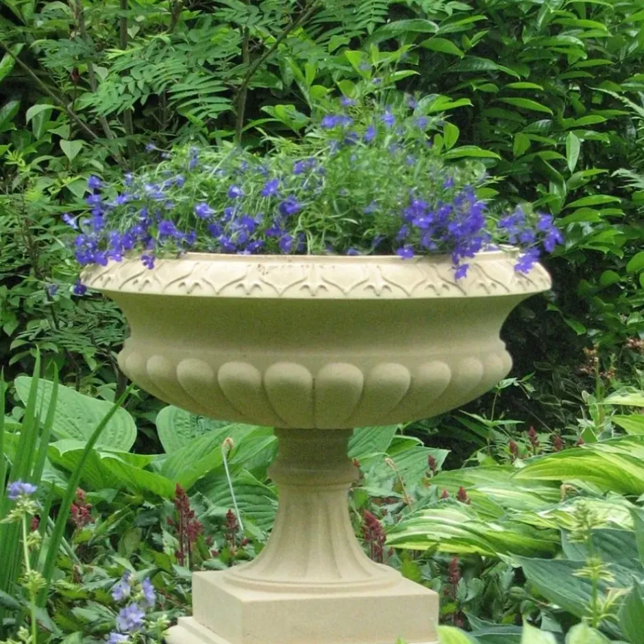 Statues & Sculptures Large|Round^Georgian Tazza Stone Garden Planter