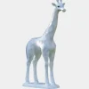 Statues & Sculptures Wildlife|Modern^Gigantic Giraffe 350cm White Marble Garden Statue v2