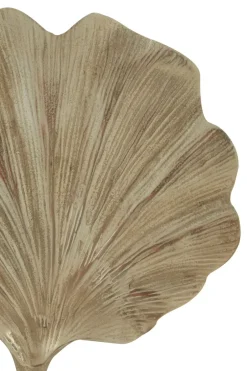 Statues & Sculptures Table Top|Contemporary^Ginkgo Leaf 28cm Gold Metal Indoor Sculpture