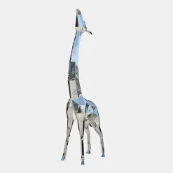 Statues & Sculptures Wildlife|Contemporary^Giraffe 200cm Geometric Metal Garden Sculpture