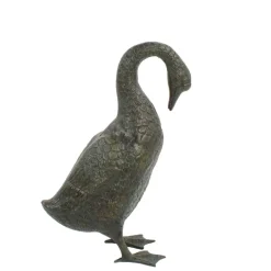 Statues & Sculptures Goose^Goose 55cm Bronze Metal Garden Ornament