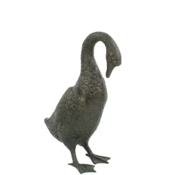 Statues & Sculptures Goose^Goose 55cm Bronze Metal Garden Ornament