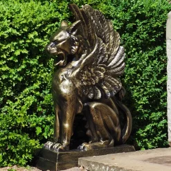 Statues & Sculptures Griffins^Gothic Griffins Bronze Metal Garden Statues