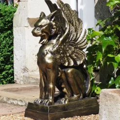Statues & Sculptures Griffins^Gothic Griffins Bronze Metal Garden Statues
