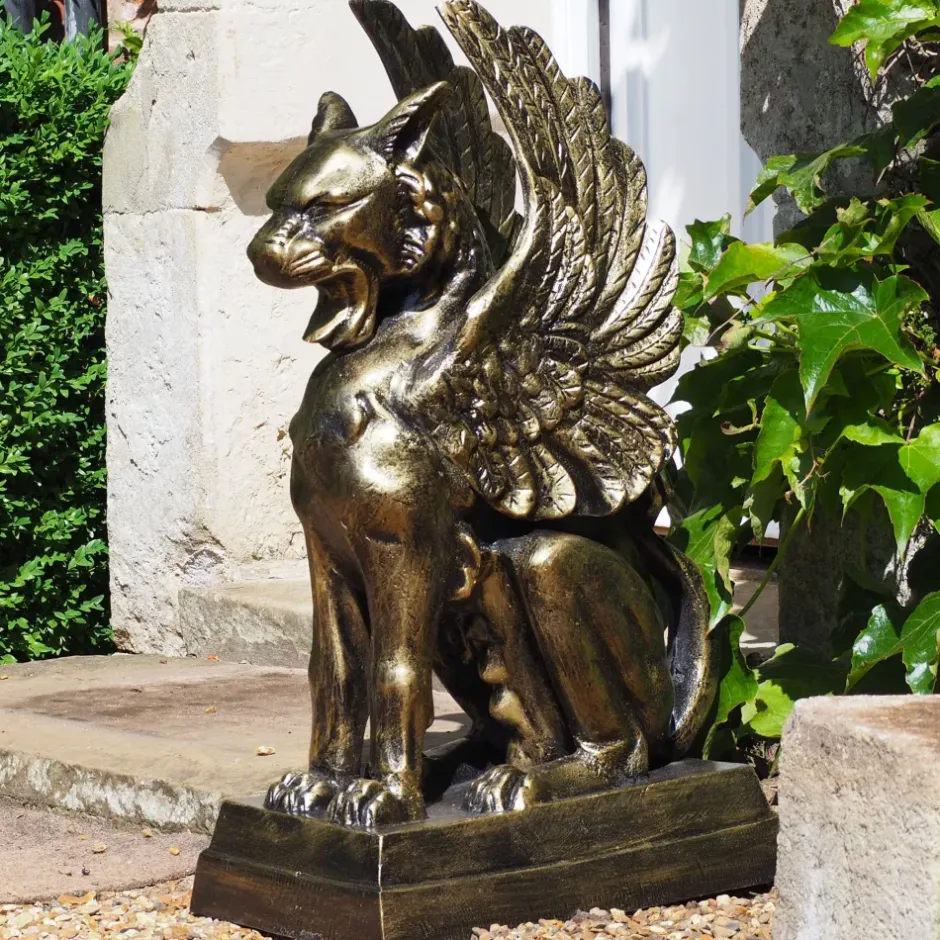 Statues & Sculptures Griffins^Gothic Griffins Bronze Metal Garden Statues