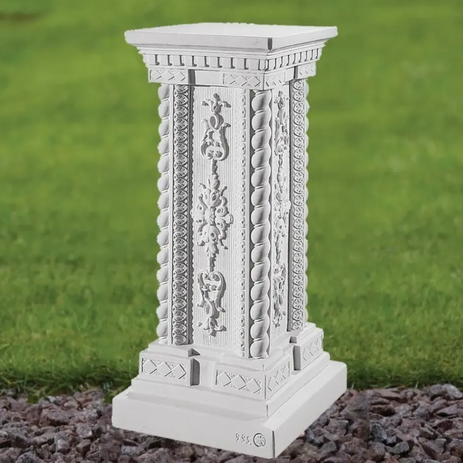 Statues & Sculptures Plinths & Pedestals^Grand 58cm Marble Resin Garden Pedestal