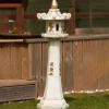 Statues & Sculptures Pagodas^Grand Japanese Pagoda Stone Garden Ornament
