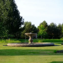 Statues & Sculptures Water Features^Grand Single Tier 4m Sandstone Stone Water Fountain Feature