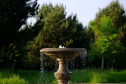 Statues & Sculptures Water Features^Grand Single Tier 4m Sandstone Stone Water Fountain Feature