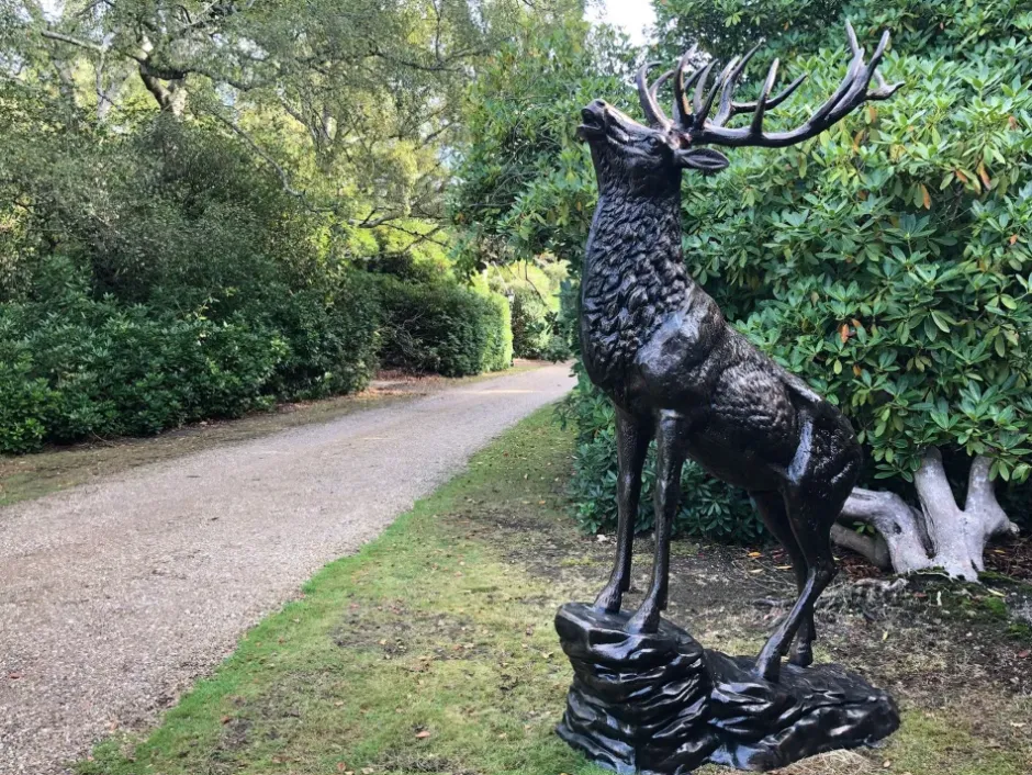 Statues & Sculptures Stags & Deers^Grand Stag Life-Size 292cm Metal Bronze Garden Statue