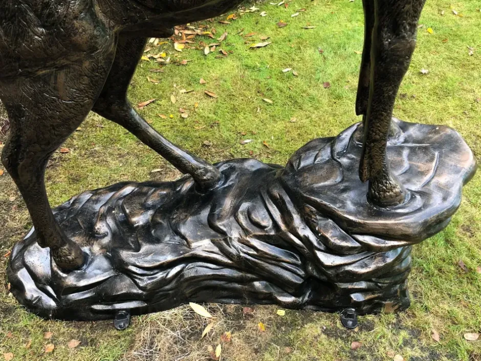 Statues & Sculptures Stags & Deers^Grand Stag Life-Size 292cm Metal Bronze Garden Statue