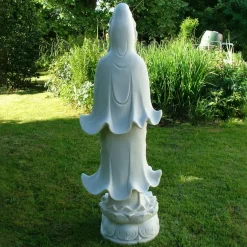 Statues & Sculptures Buddha^Guanyin Bodhisattva 120cm Marble Resin Garden Statue