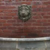 Statues & Sculptures Water Features^Half Circle Large Stone Pool Surround Water Feature