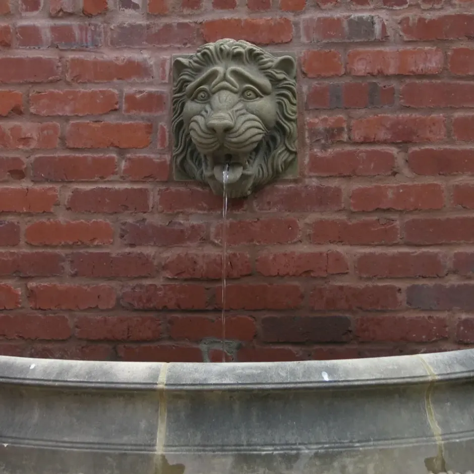 Statues & Sculptures Water Features^Half Circle Medium Stone Pool Surround Water Feature