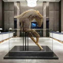 Statues & Sculptures Floor Standing|Abstract^Harmonic Horse 160cm Bronze Metal Garden Sculpture v1