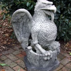 Statues & Sculptures Griffins^Heraldic Griffin Stone Garden Statue