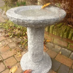 Statues & Sculptures Bird Baths^Highland Natural Granite Stone Garden Birdbath