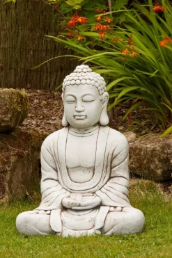 Statues & Sculptures Buddha^Hindu Buddha Stone Garden Ornament