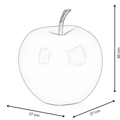 Statues & Sculptures Table Top|Pop Art^Iconic Apple 30cm Pop Art Resin Indoor Sculpture
